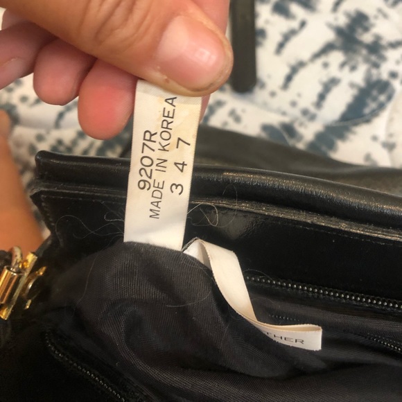 🎉🎉Host Pick🎉🎉Vintage 80s ETIENNE AIGNER USA BLACK LEATHER CLASSIC PURSE - Picture 3 of 13